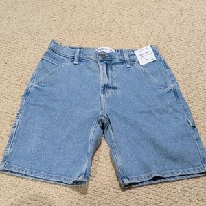 abercrombie kids Light Blue Jean Shorts